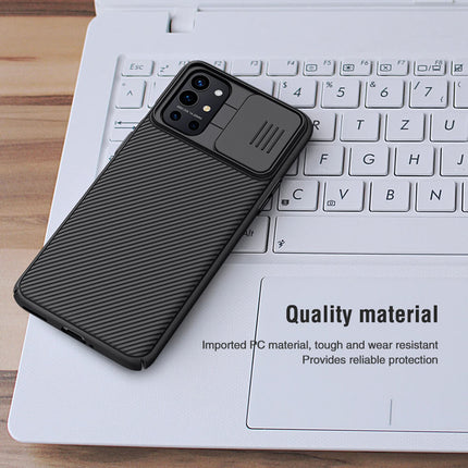 Nillkin OnePlus 9R / One Plus 9R Case, CamShield Series Case with Slide Camera Cover Slim Protective Case (Black)