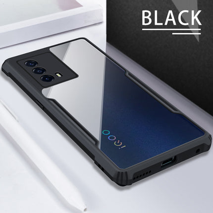 Beetle for Vivo IQOO Z5  (5G) Back Case, [Military Grade Protection] Shock Proof Slim Hybrid Bumper Cover (Black)