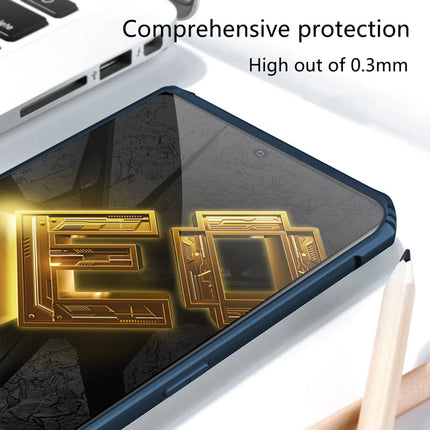 Mobizang Beetle for IQOO NEO 6 (5G) Back Case, [Military Grade] Shockproof Slim Hybrid Clear Back Cover (Blue)