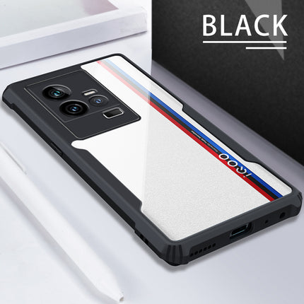 Mobizang Beetle for IQOO 11 (5G) Back Case | [Military Grade Protection] Shock Proof Slim Hybrid Bumper Cover (Black)