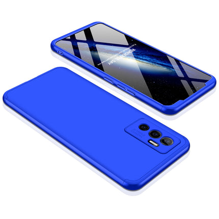 Double Dip Full 360 Protection Back Case Cover for Vivo V23E (Blue)