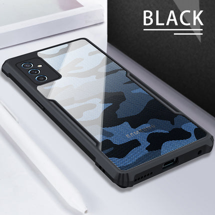 Beetle Camouflage for Samsung Galaxy M52 (5G) Back Case, [Military Grade Protection] Shock Proof Slim Hybrid Bumper Cover (Black)
