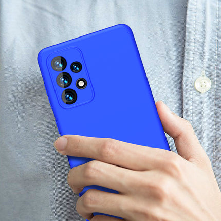 Double Dip Full 360 Protection Back Case Cover for Samsung Galaxy A73 (5G) (Blue)