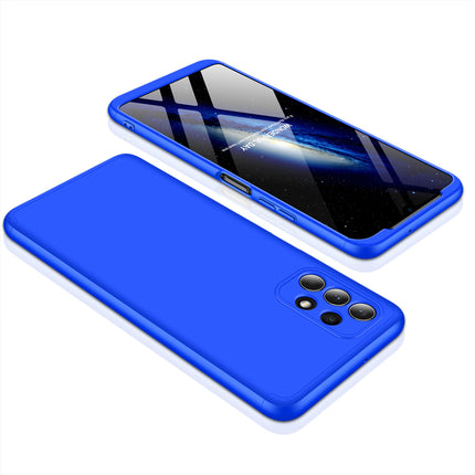 Double Dip Full 360 Protection Back Case Cover for Samsung Galaxy A32 (4G) (Blue)