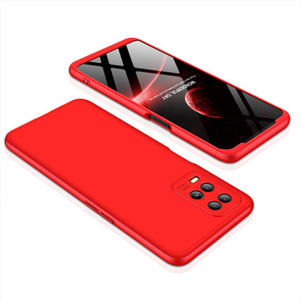 Double Dip Full 360 Protection Back Case Cover for Oppo A54 (4G) (Red)