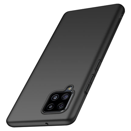 Silk Smooth Finish [Full Coverage] All Sides Protection Slim Back Cover For Samsung Galaxy M42 (5G) (Black)