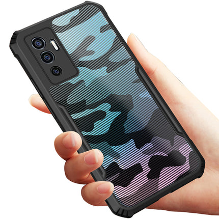 Beetle Camouflage for Vivo V23E (5G) Back Case, [Military Grade Protection] Shock Proof Slim Hybrid Bumper Back Cover , Black