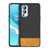 Soft Fabric & Leather Hybrid Protective Case Cover for OnePlus Nord 2 (5G) / One Plus Nord 2 (5G) (Black,Brown)