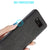 Fabric Hybrid Protective Slim Back Case Cover for Samsung Galaxy S8 - Black - Mobizang