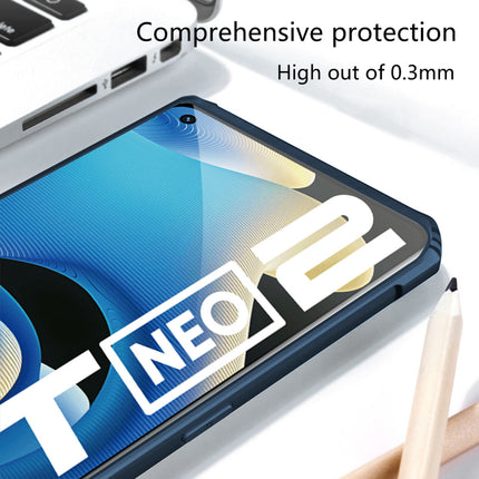 Beetle for Realme GT NEO 2 Back Case, [Military Grade Protection] Shock Proof Slim Hybrid Bumper Cover (Blue)