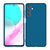 Mobizang Matte Protective Lens Flexible Back Cover for Samsung Galaxy F54 (5G) | Slim Silicone with Soft Lining Shockproof Full Body Bumper Case (Blue)