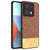 Mobizang Soft Fabric & Leather Hybrid Protective Back Cover for Redmi Note 13 PRO | Shockproof Slim Hard Anti Slip Back Case (Brown)