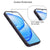 Mobizang Razor Wallet Back Case for VIVO V25 PRO (5G) | Slim PU Leather & Fabric Cover with Inbuilt Card Pocket (Blue)