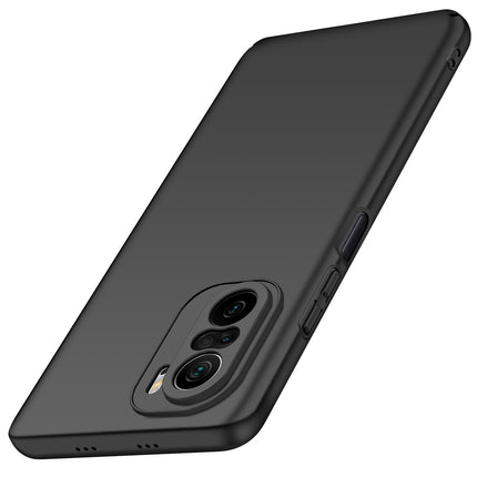 Silk Smooth Finish [Full Coverage] All Sides Protection Slim Back Cover For Xiaomi Mi 11X / 11X Pro (Black)