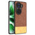 Mobizang Soft Fabric & Leather Hybrid Protective Back Cover for Oppo Reno 11 PRO | Shockproof Slim Hard Anti Slip Back Case (Brown)