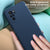 Matte Lens Protective Back Cover for Redmi Note 10 / Note 10S , Slim Silicone with Soft Lining Shockproof Flexible Full Body Bumper Case , Blue