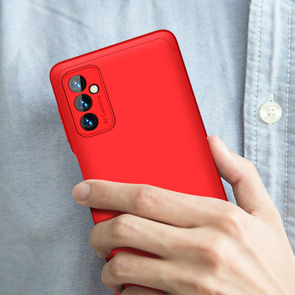 Double Dip Full 360 Protection Back Case Cover for Samsung Galaxy M52 (Red)