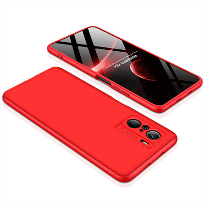 Double Dip Full 360 Protection Back Case Cover for Xiaomi Mi 11X / 11X Pro (Red)