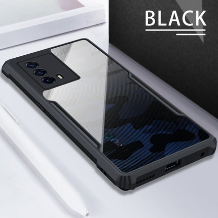 Beetle Camouflage for Vivo IQOO Z5  (5G) Back Case, [Military Grade Protection] Shock Proof Slim Hybrid Bumper Cover (Black)