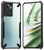 Mobizang Bull Back Cover for OnePlus 10R, Shockproof Slim Hybrid Clear Case (Black)