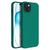 Mobizang Matte Protective Lens Flexible Back Cover for Apple iPhone 15 Plus | Slim Silicone with Soft Lining Shockproof Full Body Bumper Case (Green)