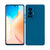 Matte Lens Protective Back Cover for Vivo X70 Pro , Slim Silicone with Soft Lining Shockproof Flexible Full Body Bumper Case (Blue)