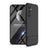 Mobizang Double Dip Full 360 Protection Back Case Cover With Stand for Samsung Galaxy S23 FE (Black)