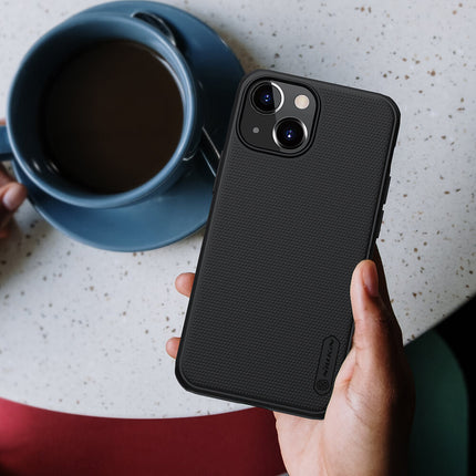 Nillkin Super Frosted Shield Hard Back Cover Case for Apple iPhone 13 Mini (5.4) (Black)