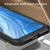 Mobizang Unicorn for Oppo Reno 7 (5G) Clear Back Case, Shock Proof Slim Hybrid Bumper Cover (Black)