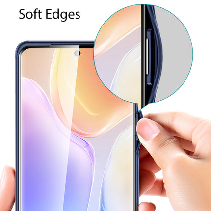 Shield Frosted Acrylic Back Shock Proof Case Cover for Vivo X70 PRO PLUS (Blue)