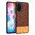 Soft Fabric & Leather Hybrid for Xiaomi Mi 11X Pro / Mi 11X  Back Cover, Shockproof Protection Slim Hard Back Case (Brown)