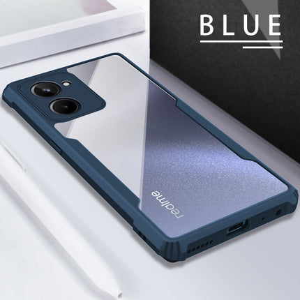 Mobizang Beetle for Realme 10 Pro Back Case | [Military Grade Protection] Shock Proof Slim Hybrid Bumper Cover (Blue)