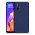 Matte Lens Protective Back Cover for Oppo F19 PRO , Slim Silicone with Soft Lining Shockproof Flexible Full Body Bumper Case (Blue)