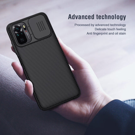 Nillkin Xiaomi Redmi Note 10 / Note 10S Case, CamShield Series Case with Slide Camera Cover Slim Protective Case (Black)