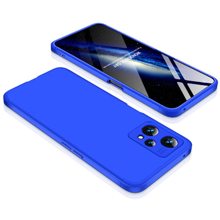 Double Dip Full 360 Protection Back Case Cover for Realme 9 PRO (Blue)
