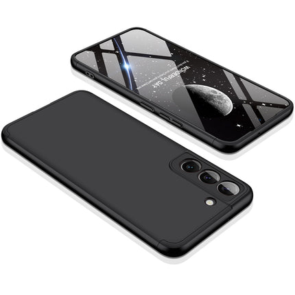 Double Dip Full 360 Protection Back Case Cover for Samsung Galaxy S22 (Black)