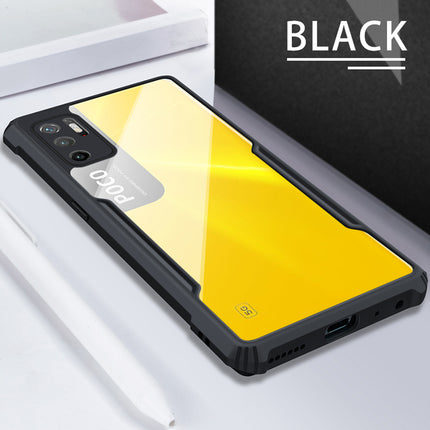 Beetle for Poco M3 Pro Back Case, [Military Grade Protection] Shock Proof Slim Hybrid Bumper Cover (Black)