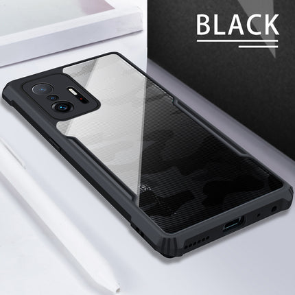 Beetle Camouflage for Xiaomi Mi 11T / Mi 11T Pro Back Case, [Military Grade Protection] Shock Proof Slim Hybrid Bumper Cover (Black)