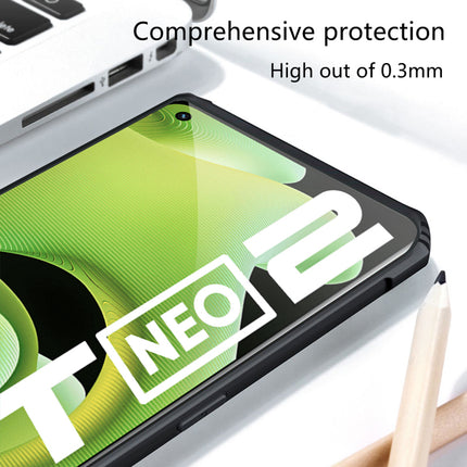 Beetle for Realme GT NEO 2 Back Case, [Military Grade Protection] Shock Proof Slim Hybrid Bumper Cover (Black)