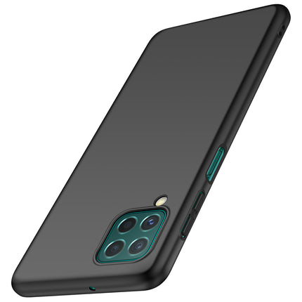 Silk Smooth Finish [Full Coverage] All Sides Protection Slim Back Cover For Samsung Galaxy F62 (Black)