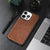 Mobizang Tux Back Case for Apple iPhone 14 Pro Max , Slim Leather Shockproof Camera Protection Back Cover (Brown)