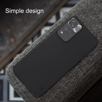 Nillkin Super Frosted Shield Hard Back Cover Case for Xiaomi 11i HyperCharge (Black)