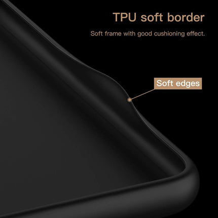 Mobizang Tux Back Case for OnePlus 11R | Slim Leather Shockproof Camera Protection Back Cover (Black)