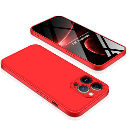 Double Dip Full 360 Protection Back Case Cover for Apple iPhone 13 Pro Max (6.7) (Red)