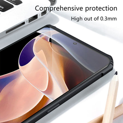 Beetle for Xiaomi 11i / 11i HyperCharge Back Case, [Military Grade Protection] Shock Proof Slim Hybrid Bumper Cover (Black)