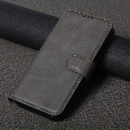 Mobizang Prime Slim Magnetic Flip Cover for Redmi Note 12 Pro Plus (5G) | PU Leather Shockproof Folio Case with Card Holders RFID Blocking Kickstand (Grey)