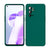 Matte Lens Protective Back Cover for OnePlus 9RT , Slim Silicone with Soft Lining Shockproof Flexible Full Body Bumper Case (Green)