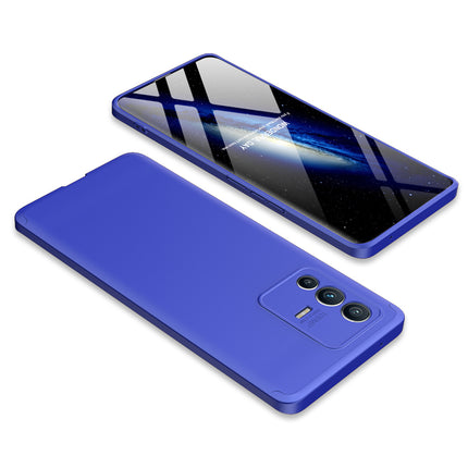 Double Dip Full 360 Protection Back Case Cover for Vivo V23 PRO (5G) (Blue)