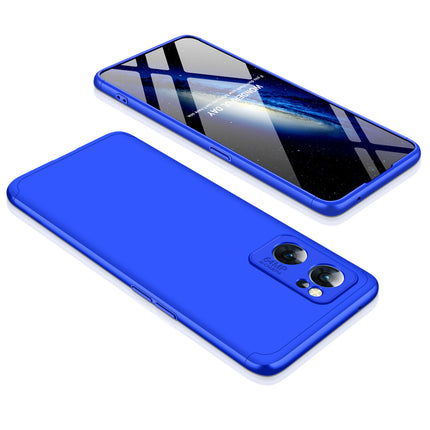 Double Dip Full 360 Protection Back Case Cover for Oppo Reno 7 (5G) (Blue)