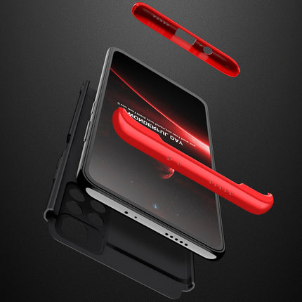 Double Dip Full 360 Protection Back Case Cover for Redmi Note 11T (5G) (Red,Black)